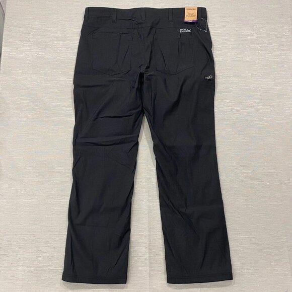 Eddie Bauer Fleece Lined Tech Pants Mens 40 x 32 Black Water Repellent Insulated - Picture 3 of 12